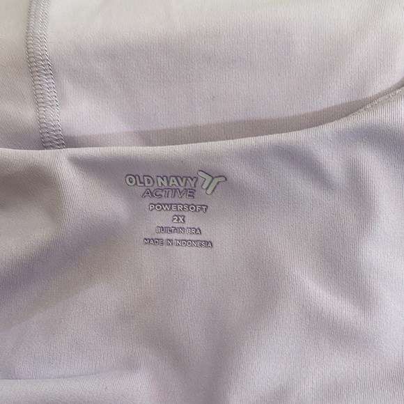 NWT lavender midi dress with built in bra w/ removable pads. Size 2X - Picture 3 of 4